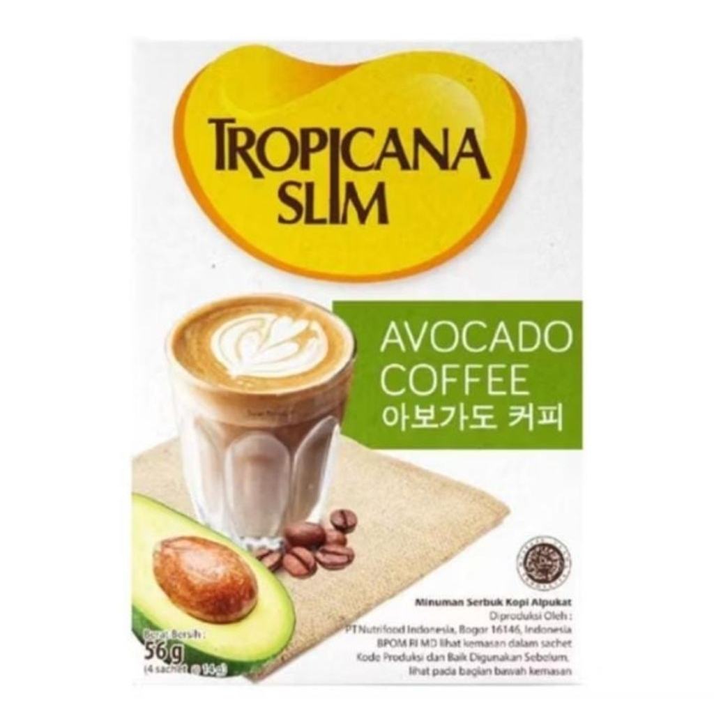 

Tropicana Slim Avocado Coffee 4 × 14g