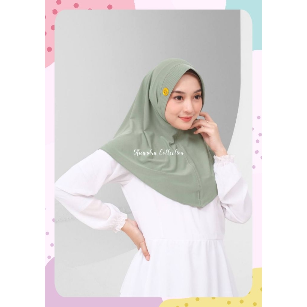 Hijab Bergo Joya Hijab Sport Versi Akrilic Bahan Jersey Premium