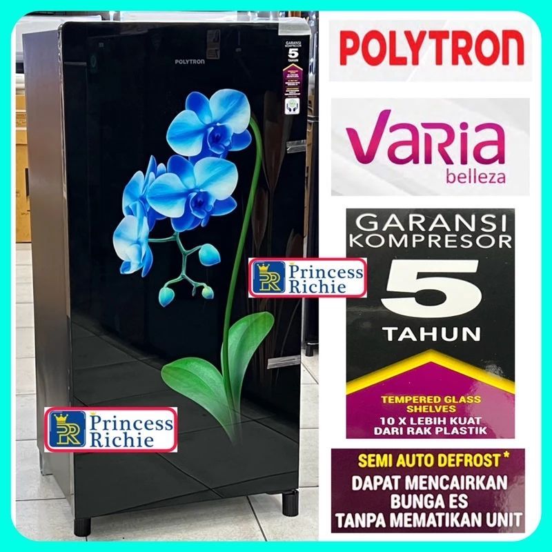kulkas Polytron 1 pintu varia Belleza PRA 17 MO
