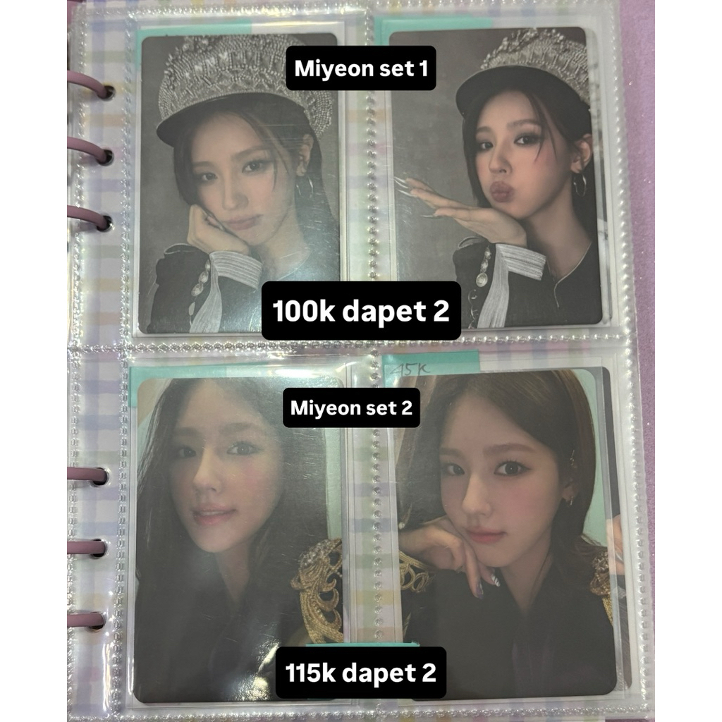 BACA DESKRIPSI (JNT) photocard pc gidle g idle soyeon miyeon minnie yuqi shuhua i feel superlady