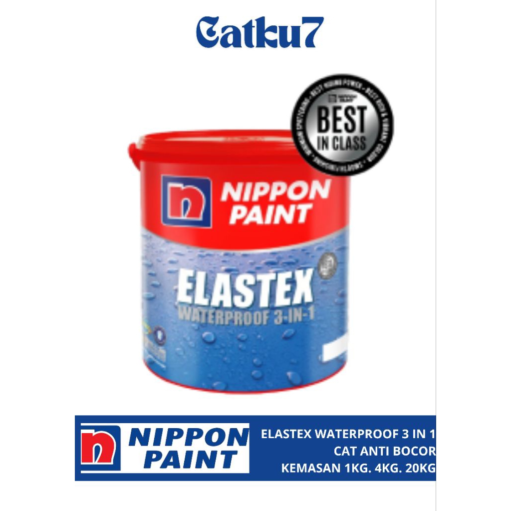 NIPPON ELASTEX WATERPROOF 3IN1 - Cat Anti Bocor Nippon Paint