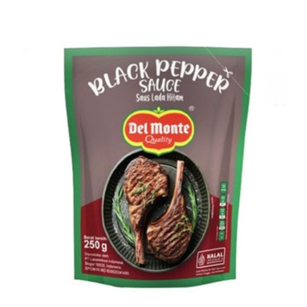 

del Monte black pepper sauce pouch 250 gr