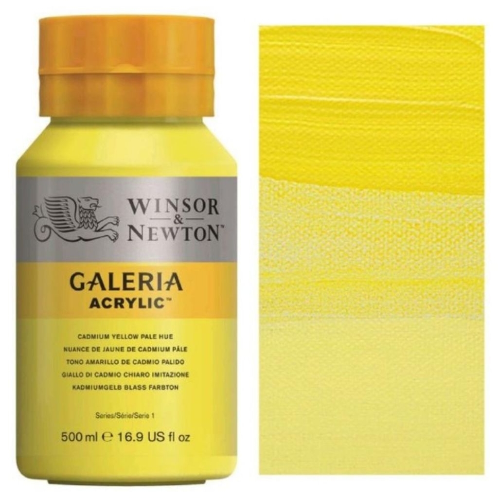 

GALERIA ACRYLIC PAINT 500 ML CADMIUM YELLOW PALE HUE WINSOR & NEWTON