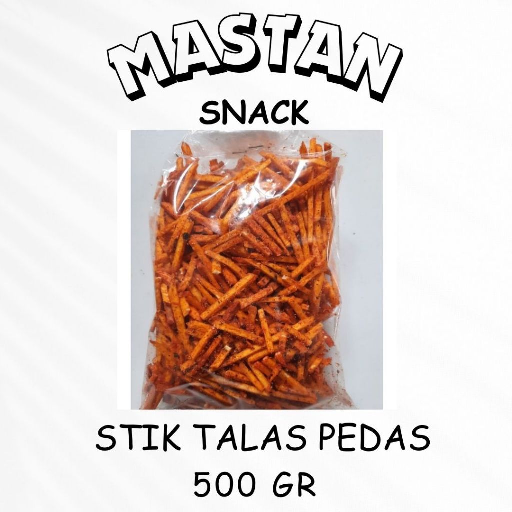 

[500gr] Keripik Stik Talas Pedas Manis Balado