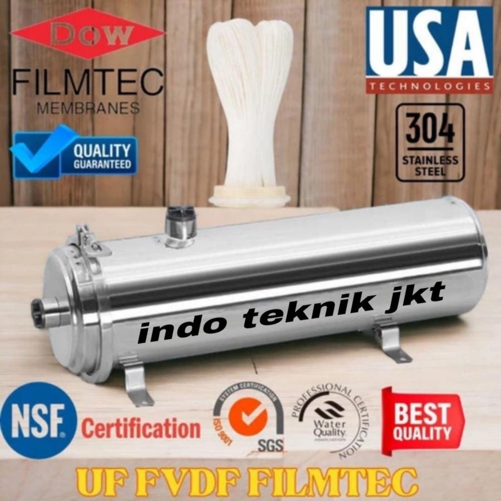 PVDF UF 10000 LPH ULTRAFILTRASI 10.000LPH ULTRAFILTRASI MEMBRANE PVDF - Set Lengkap