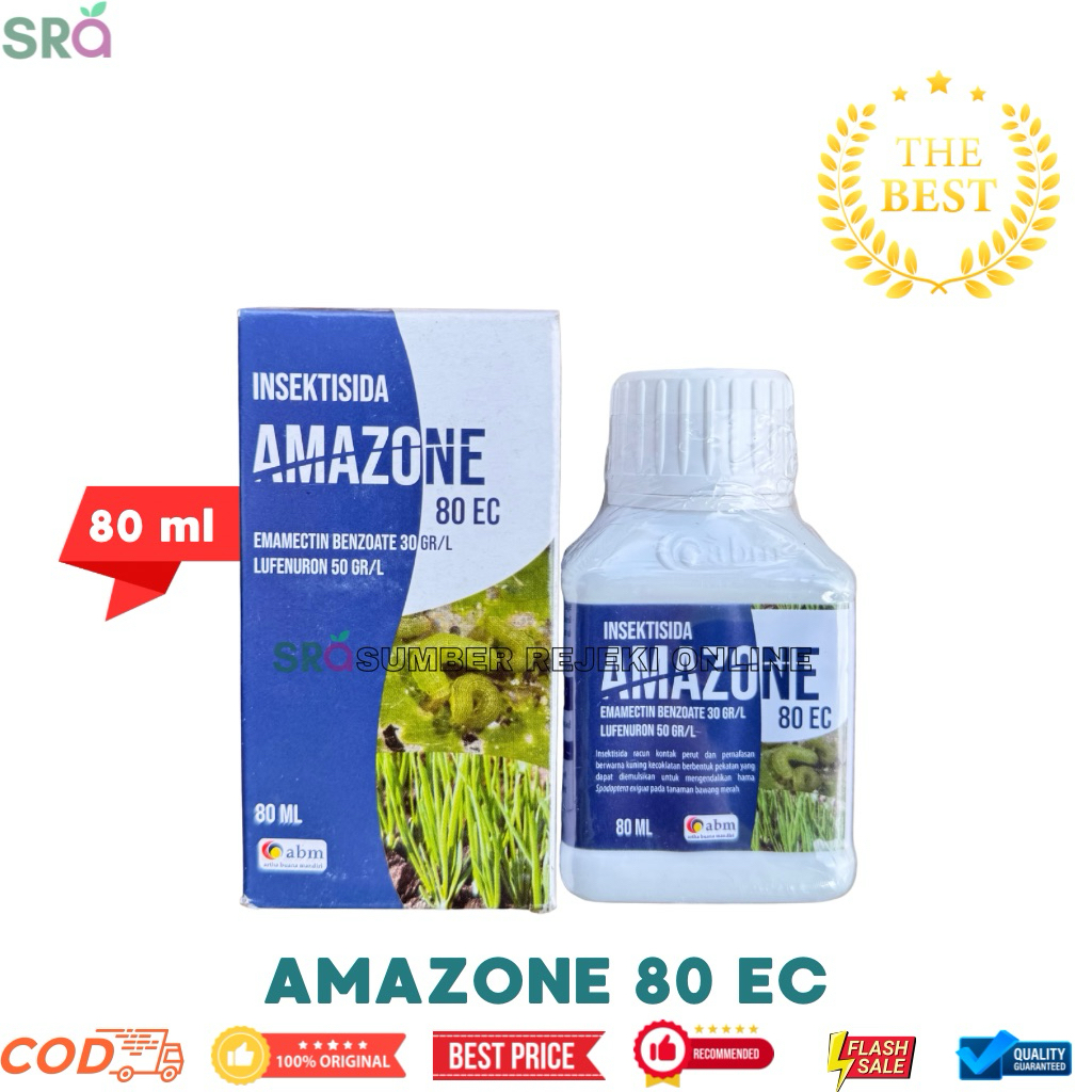 AMAZONE 80EC 80ML || Insektisida Pembasmi Ulat Grayak Ampuh KEMASAN TERBARU ASLI ORIGINAL 100% ABM