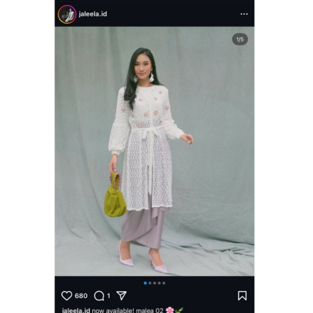 ‼️SALE Jaleela.id‼️Baju Tunik Kondangan Pesta Preloved NWT