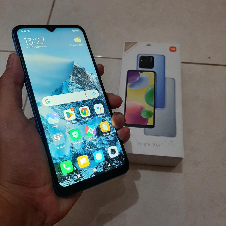 xiaomi redmi 10a ram 3/32 resmi bekas TAM