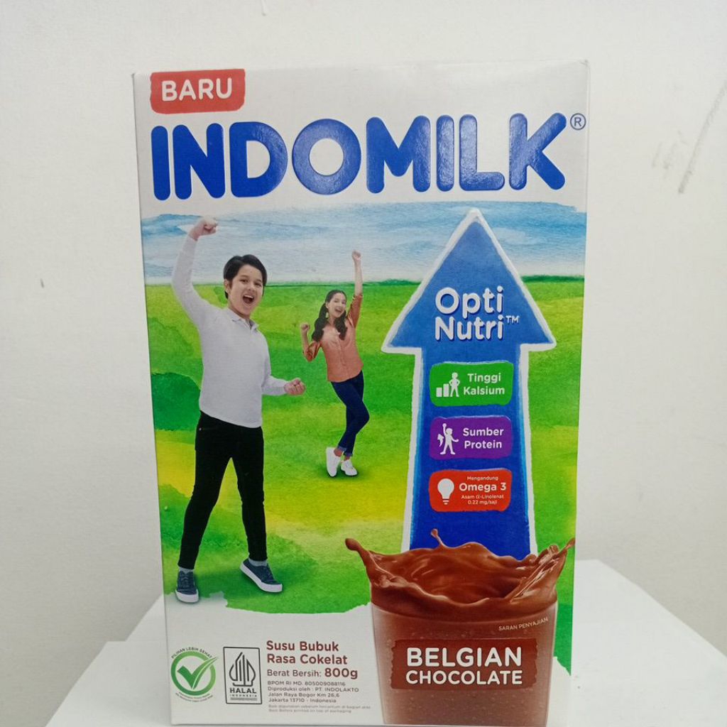 

Indomilk - Susu bubuk belgian coklat 800g