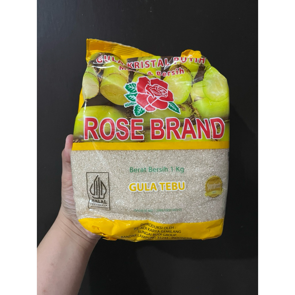 

TERMURAH GULA PASIR ROSE BRAND 1 kg 1kg GULA PASIR KILOAN BERSIH