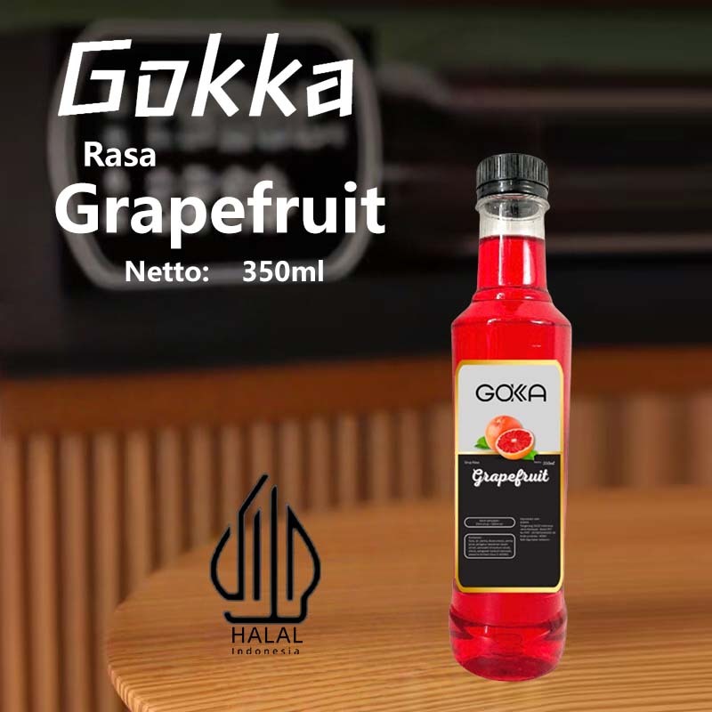 

Gokka Rasa Grapefruit 350ml / Sirup Jeruk - Minuman Segar Rasa Grapefruit / Grapefruit Syrup