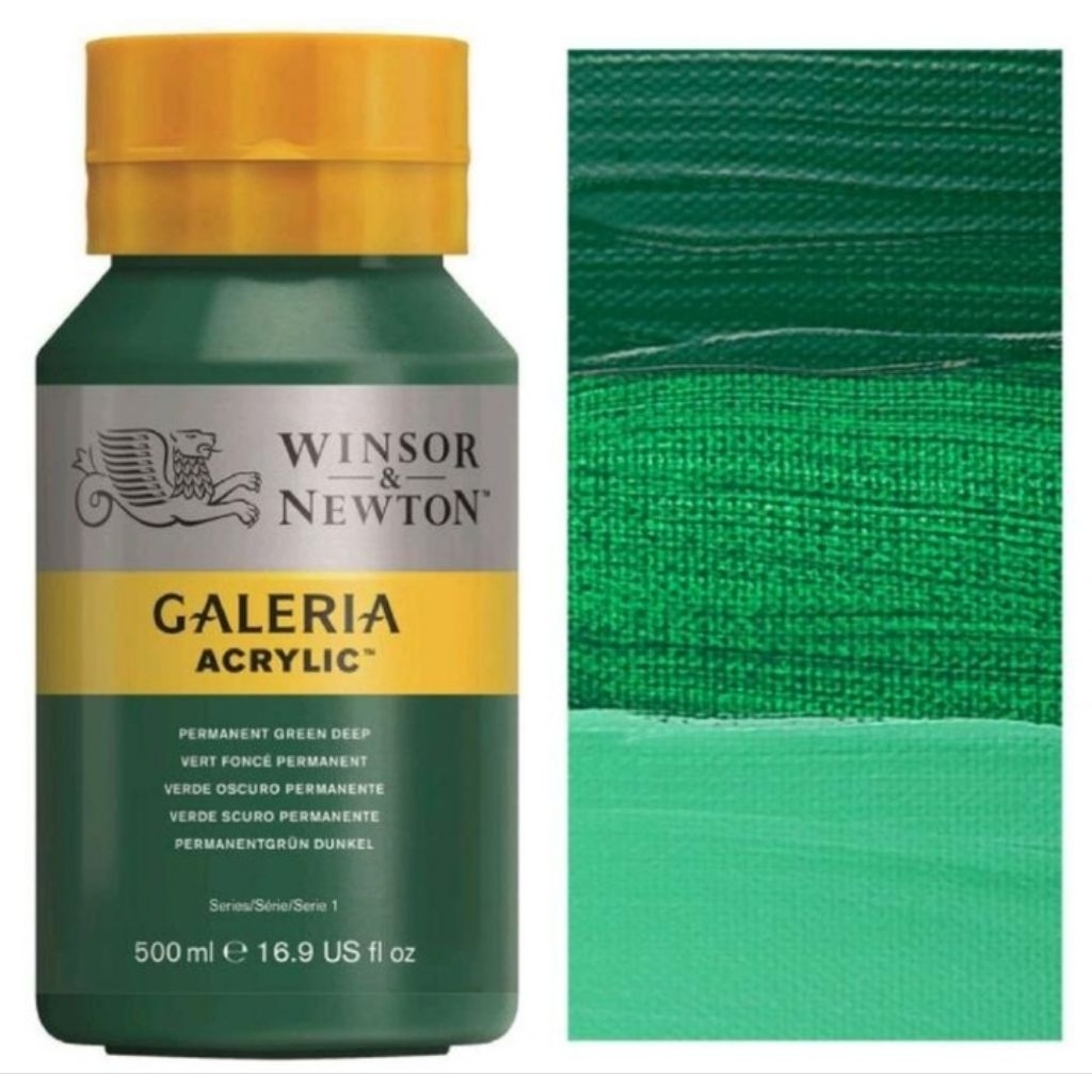 

GALERIA ACRYLIC PAINT 500 ML PERMANENT GREEN DEEP WINSOR & NEWTON