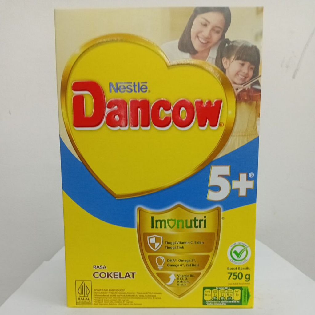 

Dancow 5+ - Susu anak usia 5 thn ke atas Rasa coklat 750g