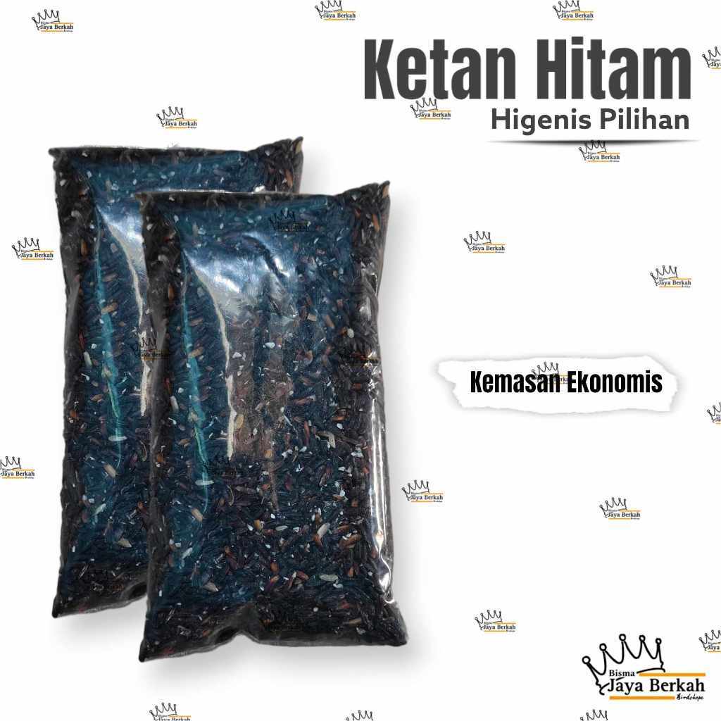 

KETAN HITAM KEMASAN EKONOMIS PILIHAN HIGENIS BERAT 160 gram