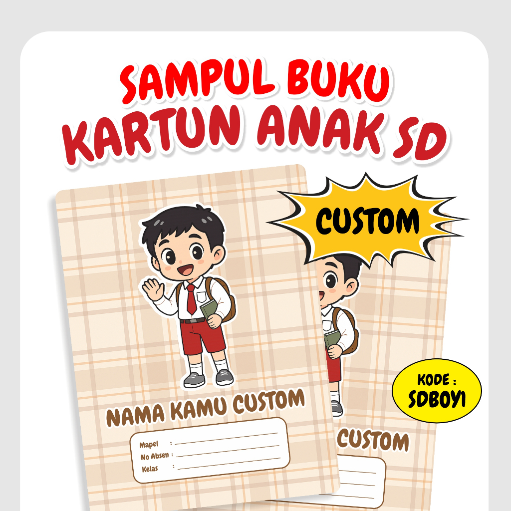 

[Custom Series] isi 10 Sampul Buku Custom SIDU / BIGBOSS - Cover Book Aestheic - Sampul Estetik