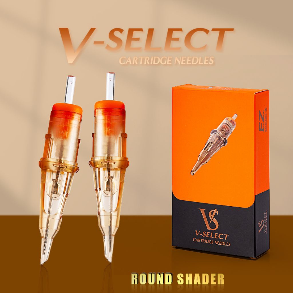 EZ Vselect Round Shader cartridge needle - jarum tattoo