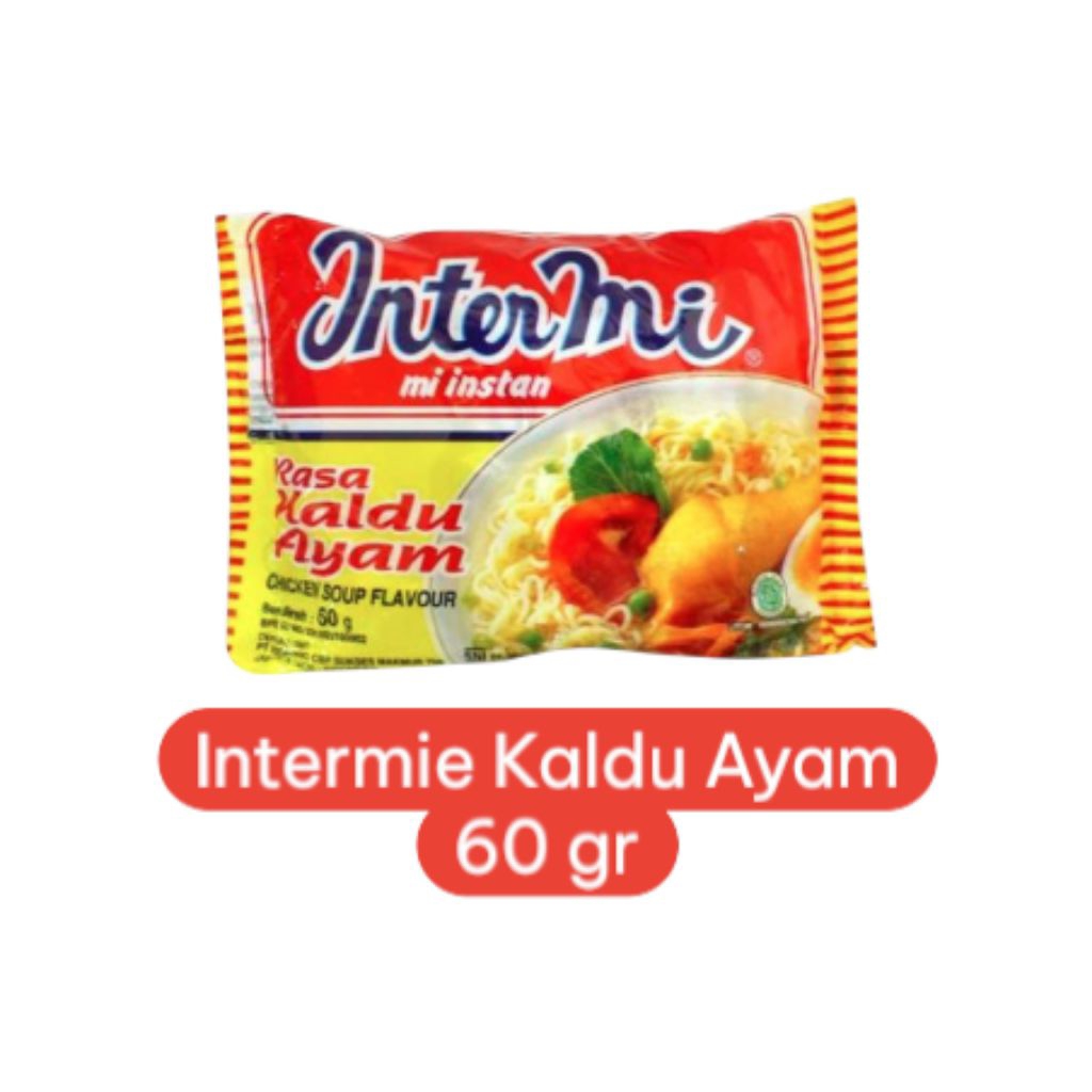 

Intermie Kaldu Ayam 60gr – Mie Instan Kuah Gurih Lezat Rasa Ayam Spesial