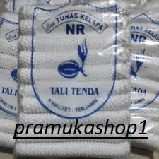 

Perpack (10pcs) Tali pramuka serat dan marlon tekuk (10mter)