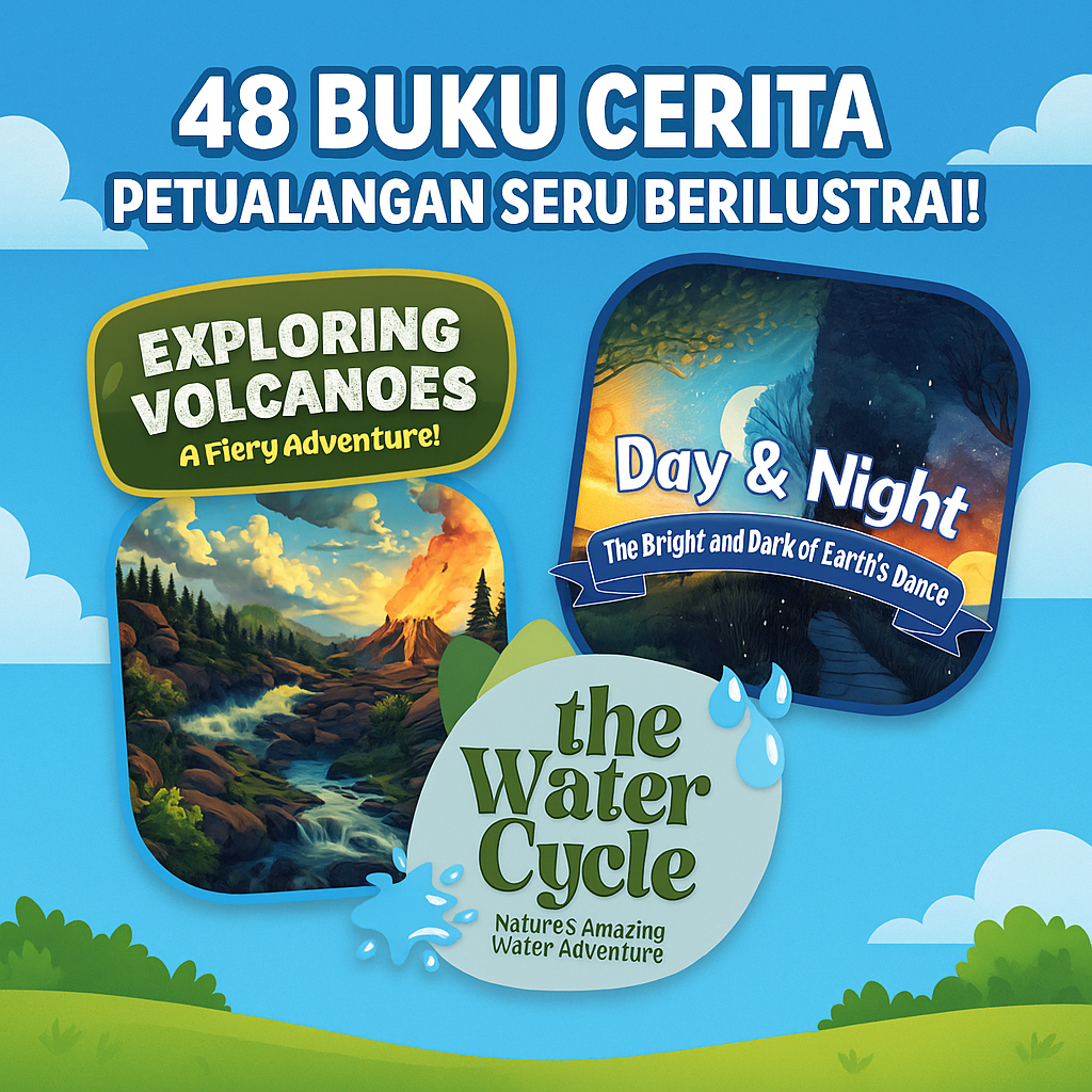 48 Buku Cerita Anak Bahasa Inggris Berilustrasi Edukatif & Menyenangkan