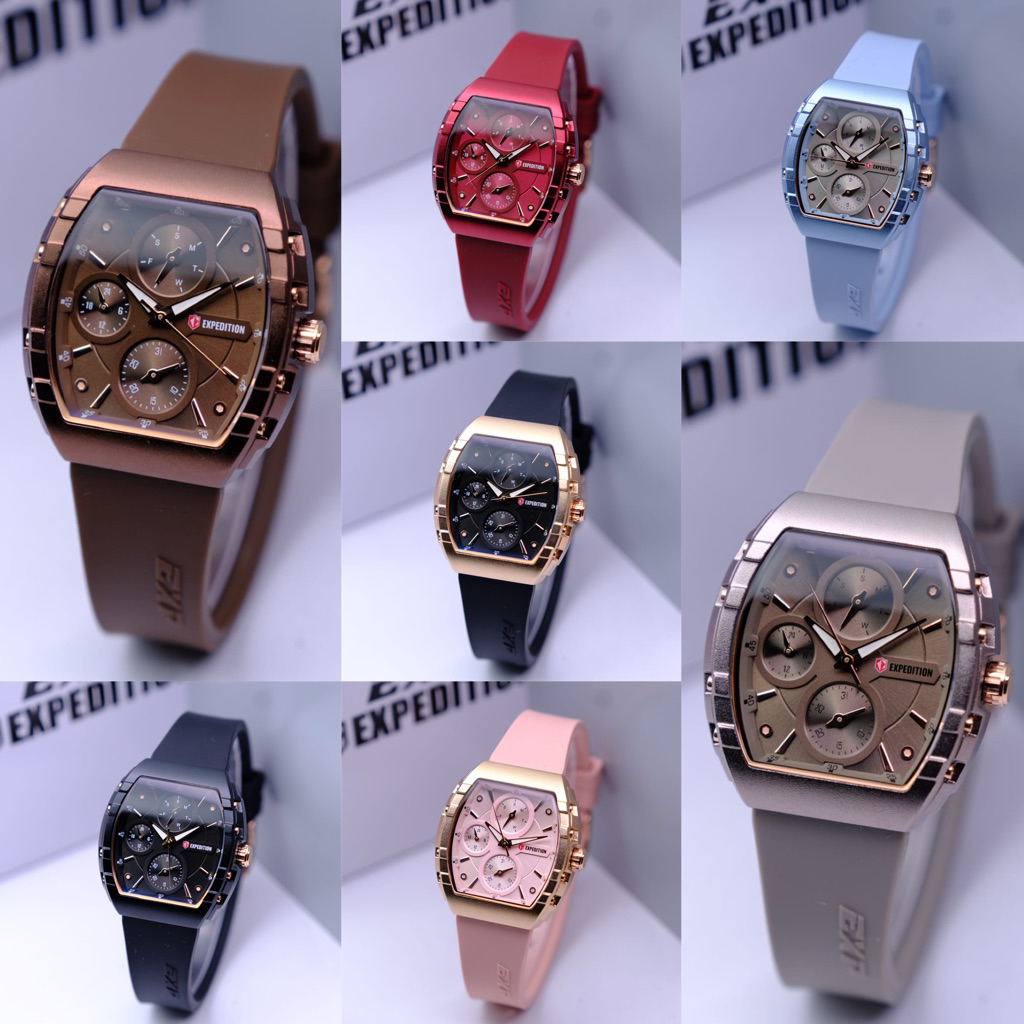 JAM TANGAN WANITA EXPEDITION E6782 / E 6782 ORIGINAL GARANSI RESMI 1TAHUN