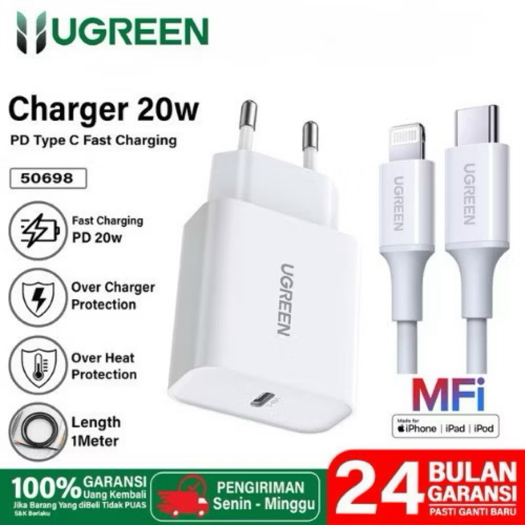 UGREEN Kabel Data Micro USB Fast Charging 2.4A – Original & Berkualitas