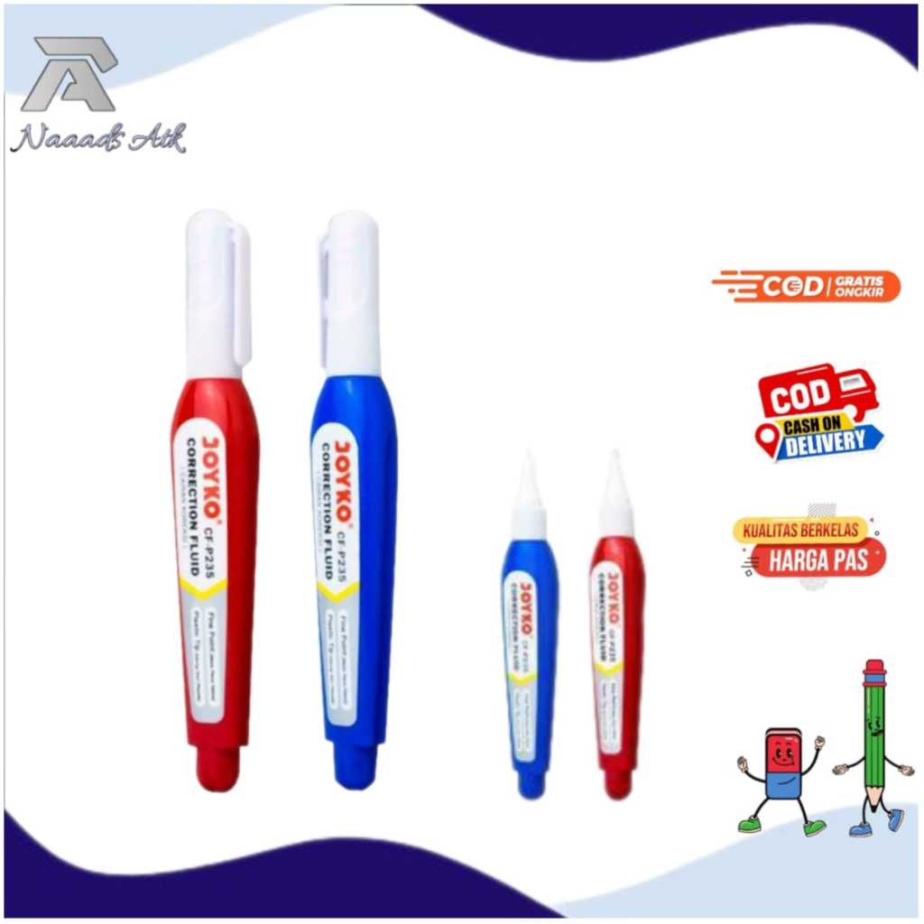 

Accs Tip Ex Joyko TIP EX CAIR Panjang Mini