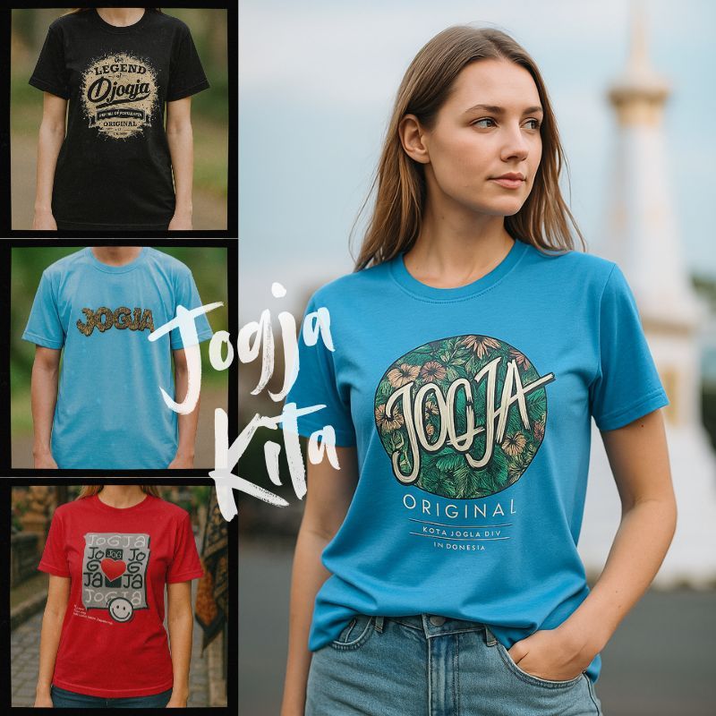 KAOS JOGJA KAOS MALIOBORO KAOS OLEH OLEH JOGJA KAOS OBLONG PRIA WANITA