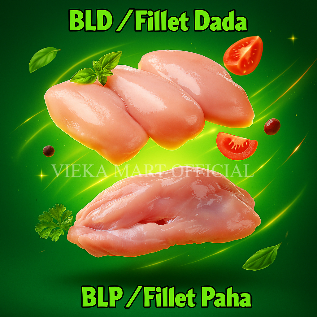 

Fillet Dada Ayam / Fillet Paha Ayam 1kg Frozen