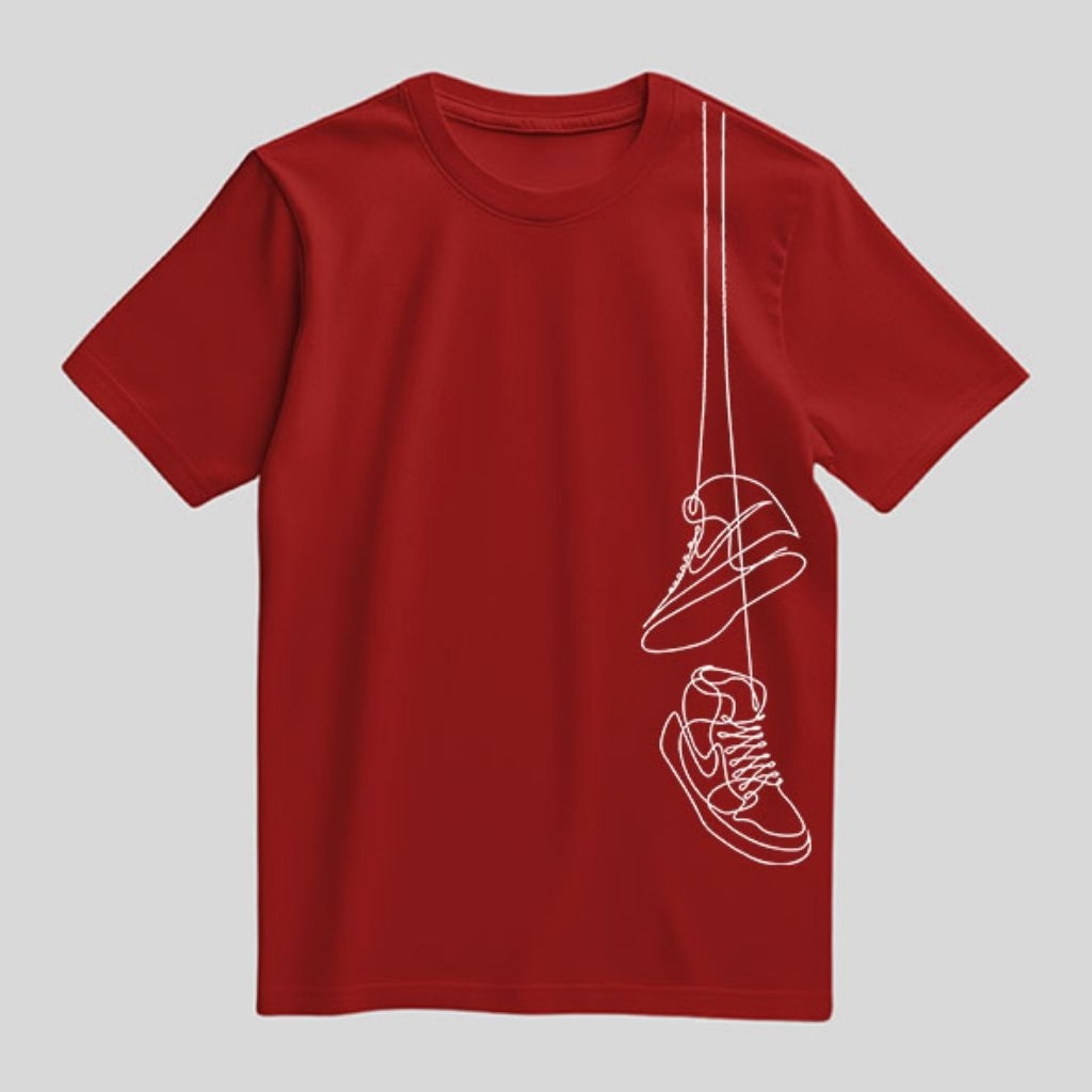 KAOS POLOS PRIA KAOS MERAH POLOS KAOS PENDEK KAOS POLOS PREMIUM