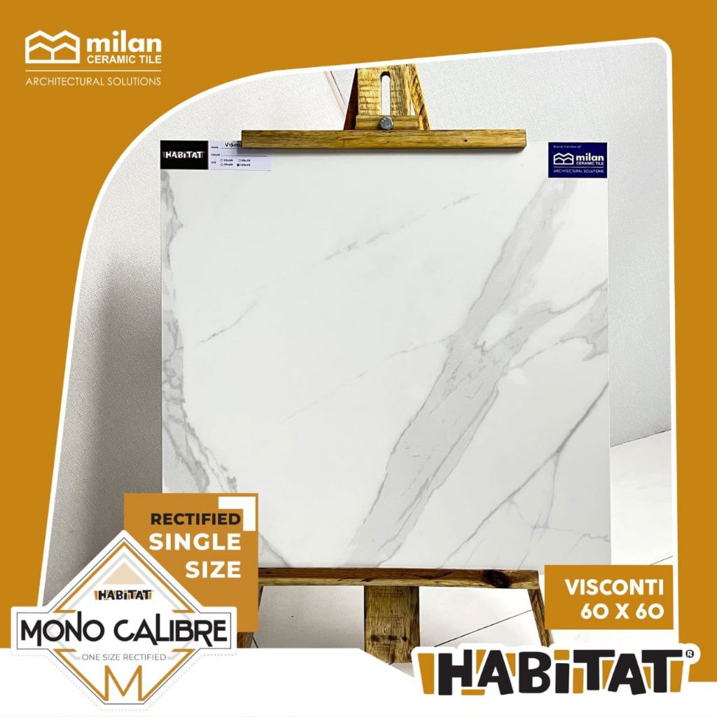keramik cutting 60x60 Visconti glosy brand Habitat