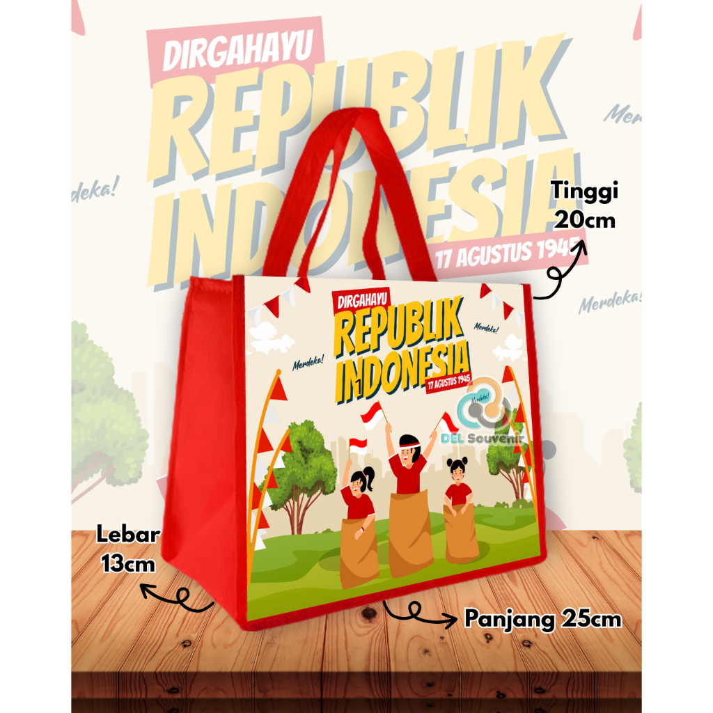 

Tas Souvenir 17an Digahayu Lomba 17 Agustus Kemerdekaan Republik Indonesia Merah Putih Hadiah Lomba