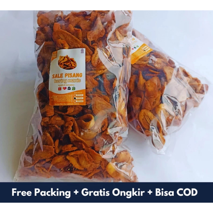 

PROMO 2 BUNGKUS 500 Gr SALE BUAH PISANG KERING KRIUK RENYAH MANIS BUAH BUAHAN ALAMI