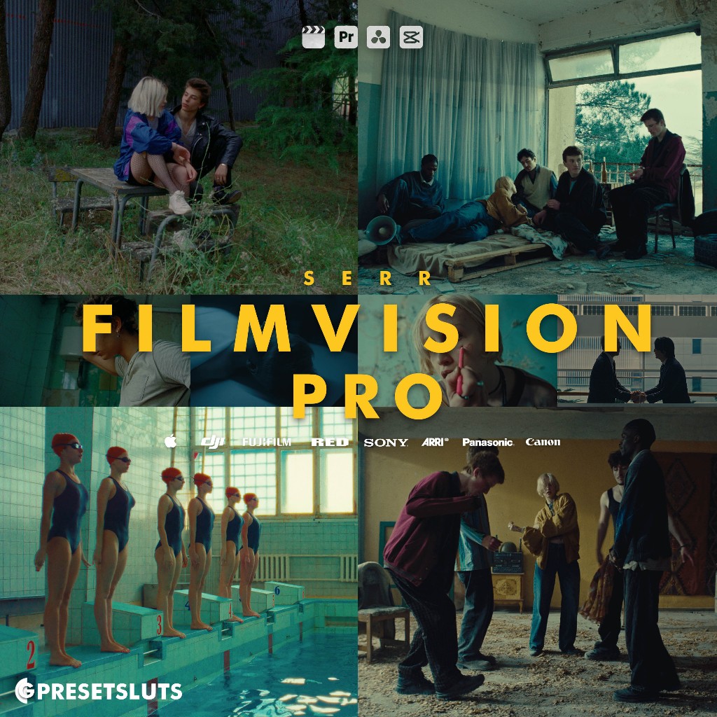 [NEW] FilmVision PRO by SERR Powergrades & LUTs | Davinci Resolve Adobe Premiere Final Cut