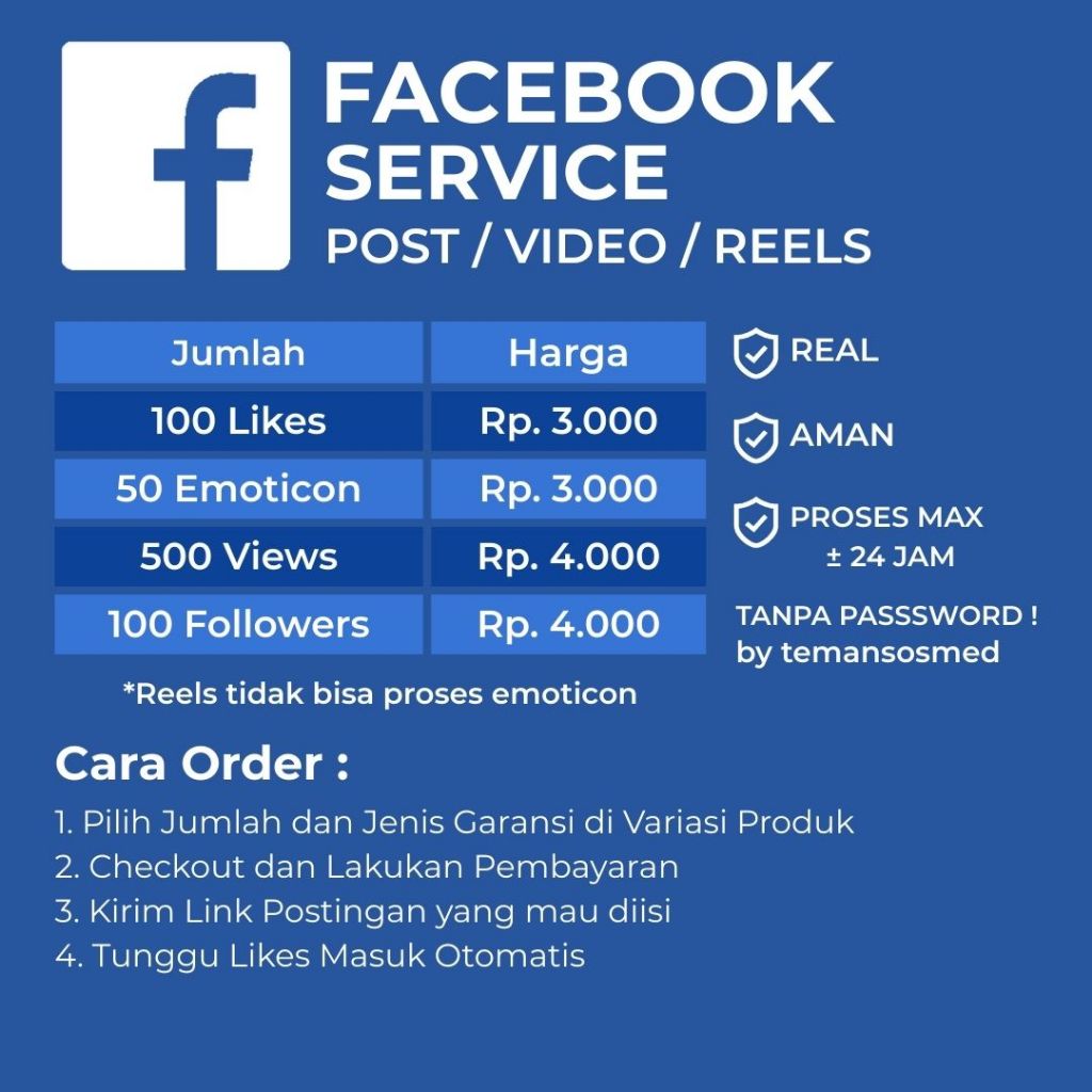 Facebook Views Likes Emoticon FB Like View Emot Viewer FB Viewers Facebook Murah Bergaransi Permanen