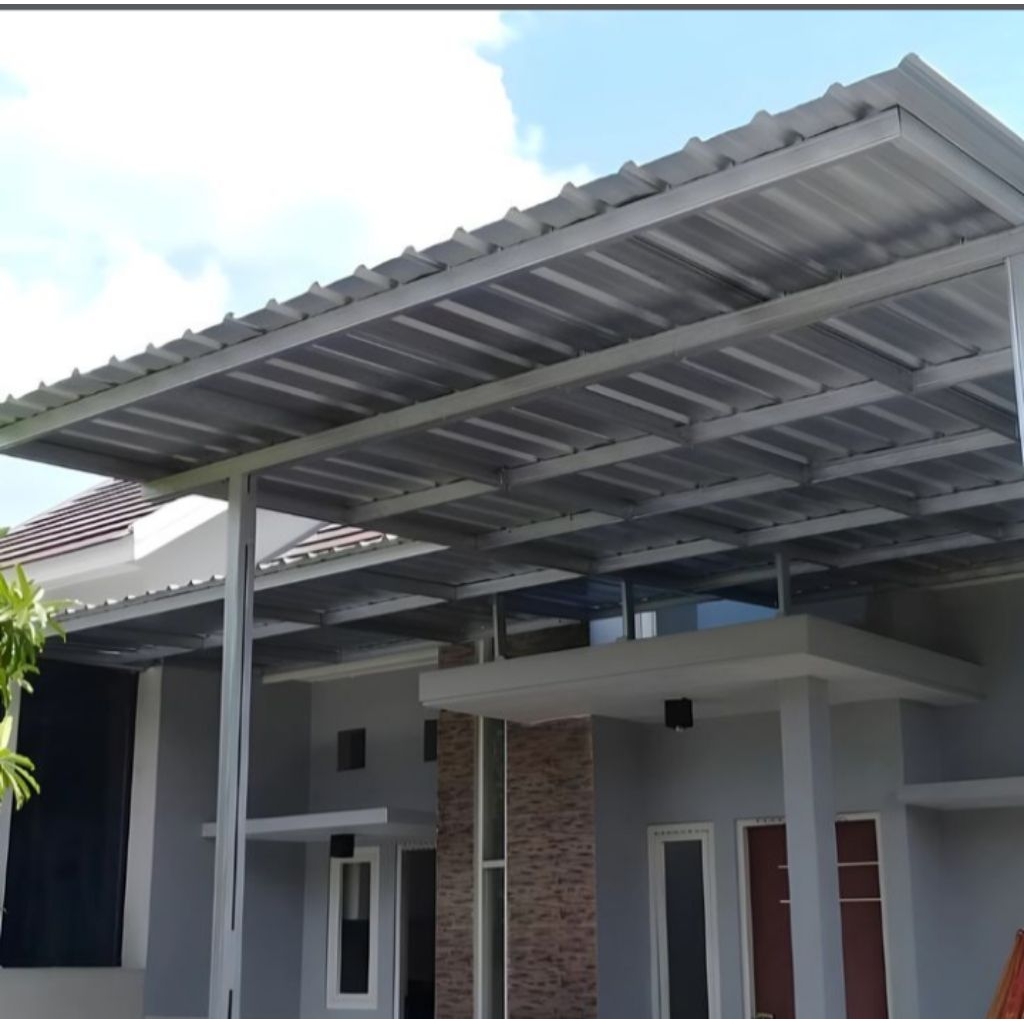 kanopi baja ringan/rumah minimalis moder