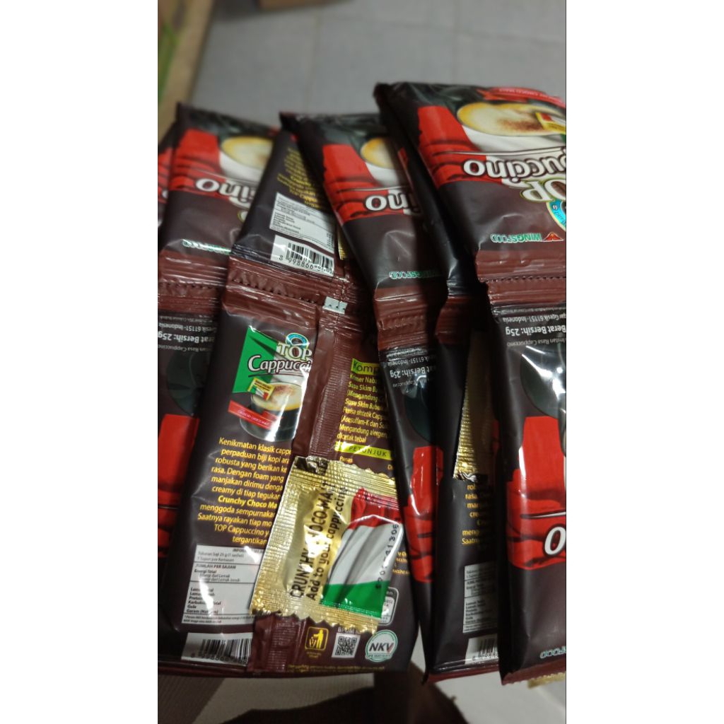 

Top Cappuccino Renceng isi 15 Sachet