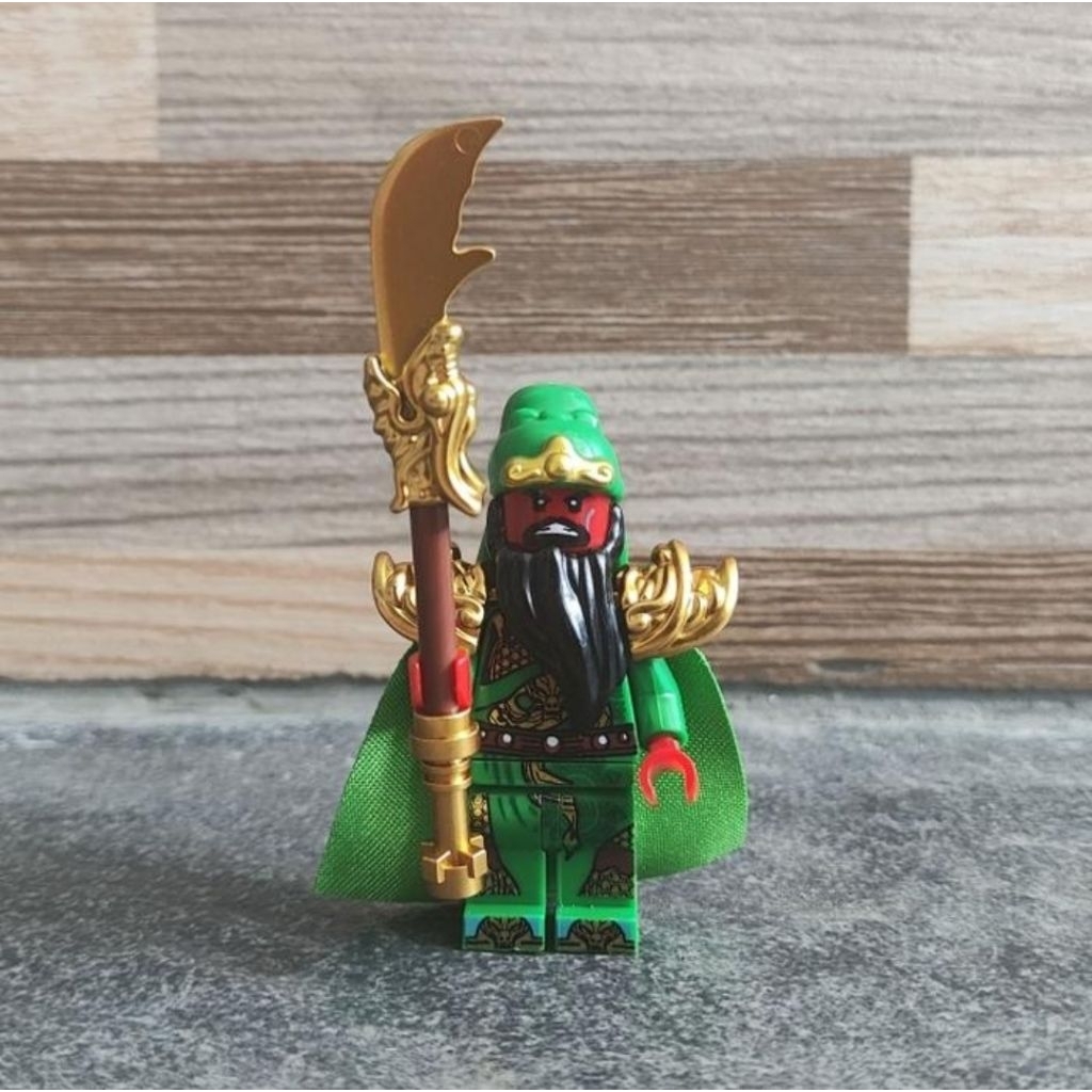 Brick Three Kingdom Guan Yu | Lego Emco Keeppley Blokees
