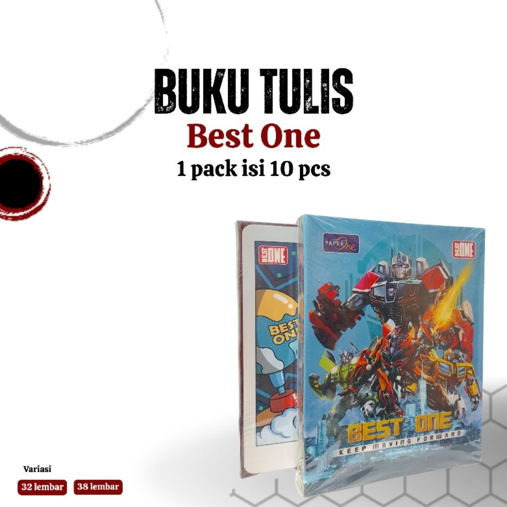 

Buku tulis BestOne - buku tulis sekolah murah 32/38 lembar