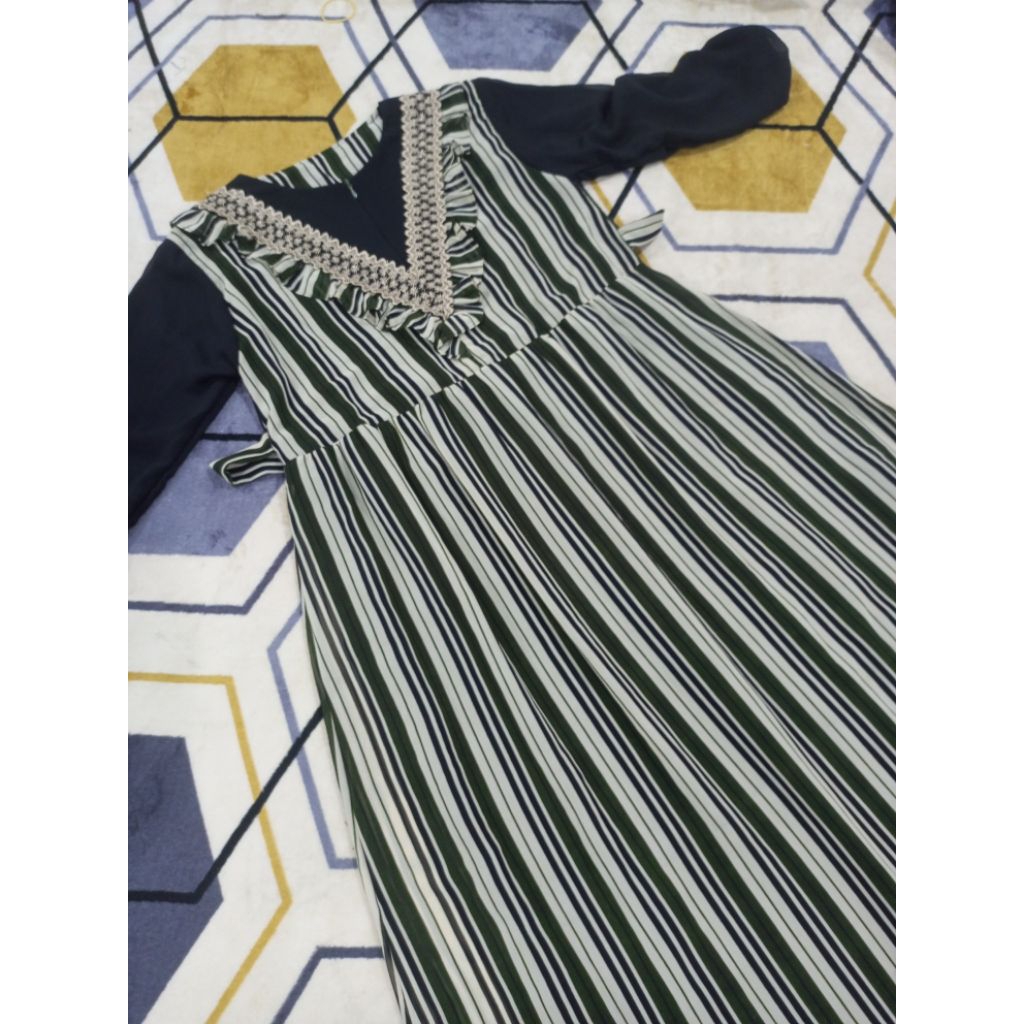 SALE GAMIS CERUTY HITAM SALUR PAJANGAN TOKO