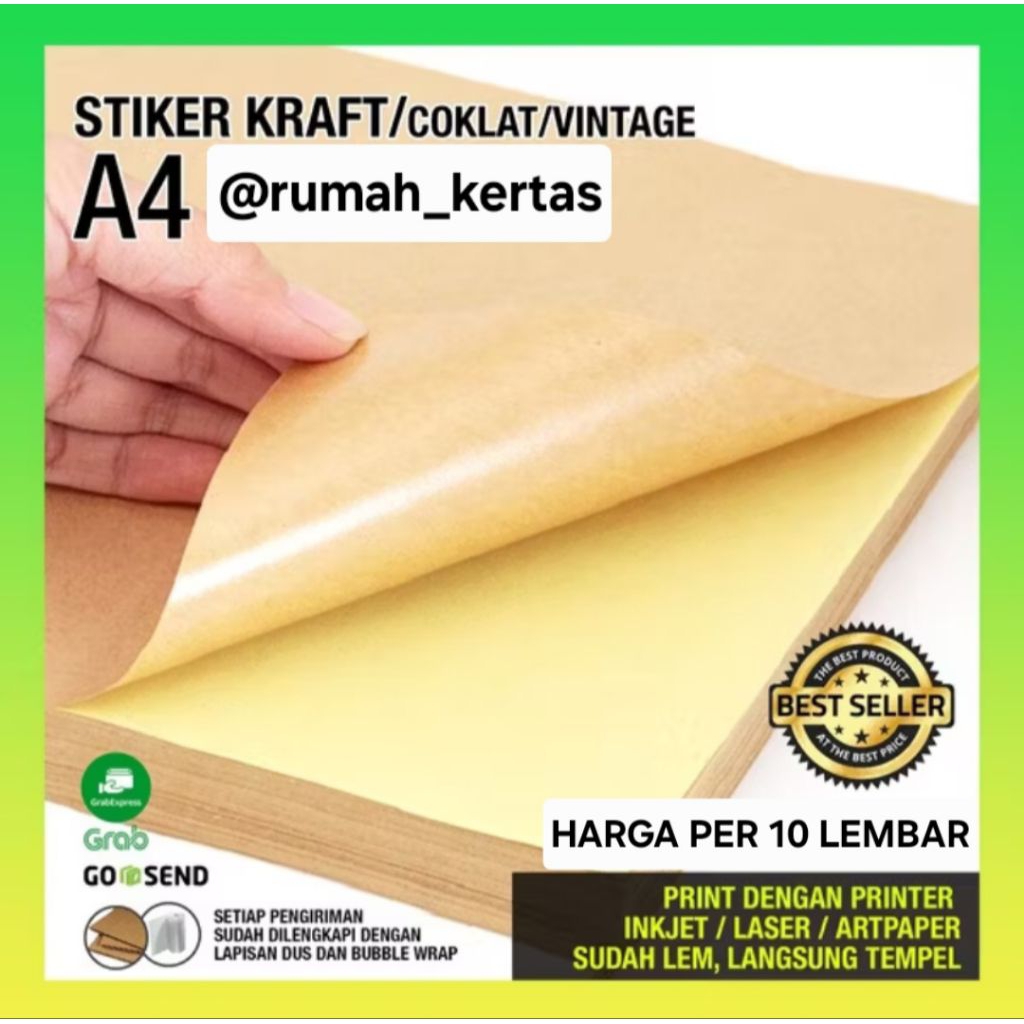 

Kertas Stiker Kraft Coklat Kertas Sticker Kraft Warna Coklat Kertas Sticker Label Warna Coklat