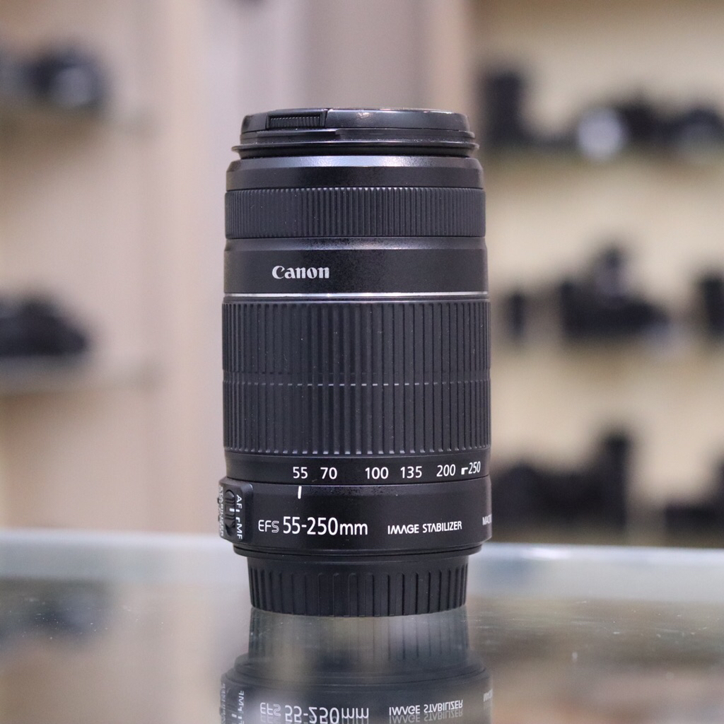 LENSA CANON - LENSA CANON 55-250MM II - LENSA CANON 55-250MM - LENSA ZOOM CANON 55-250MM - LENSA CAN
