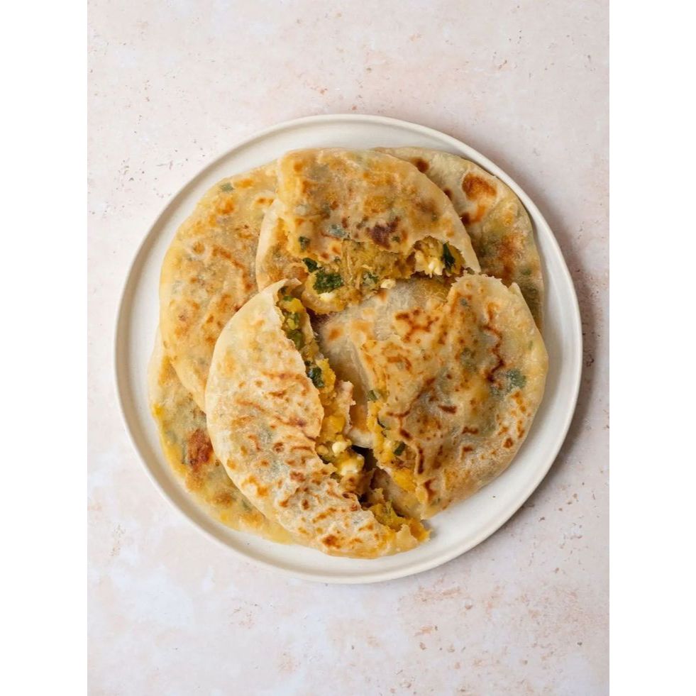 

roti canai isi kentang 6pc/roti paratha kentang/frozen food homemade