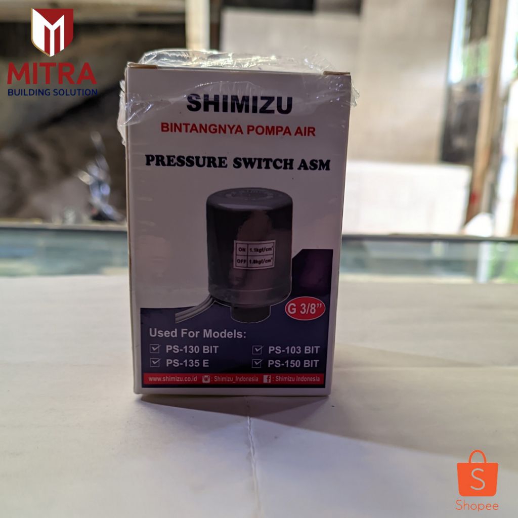 Pressure Switch ASM Shimizu G 3/8" - Otomatis Pompa Air ASM Shimizu 3/8"