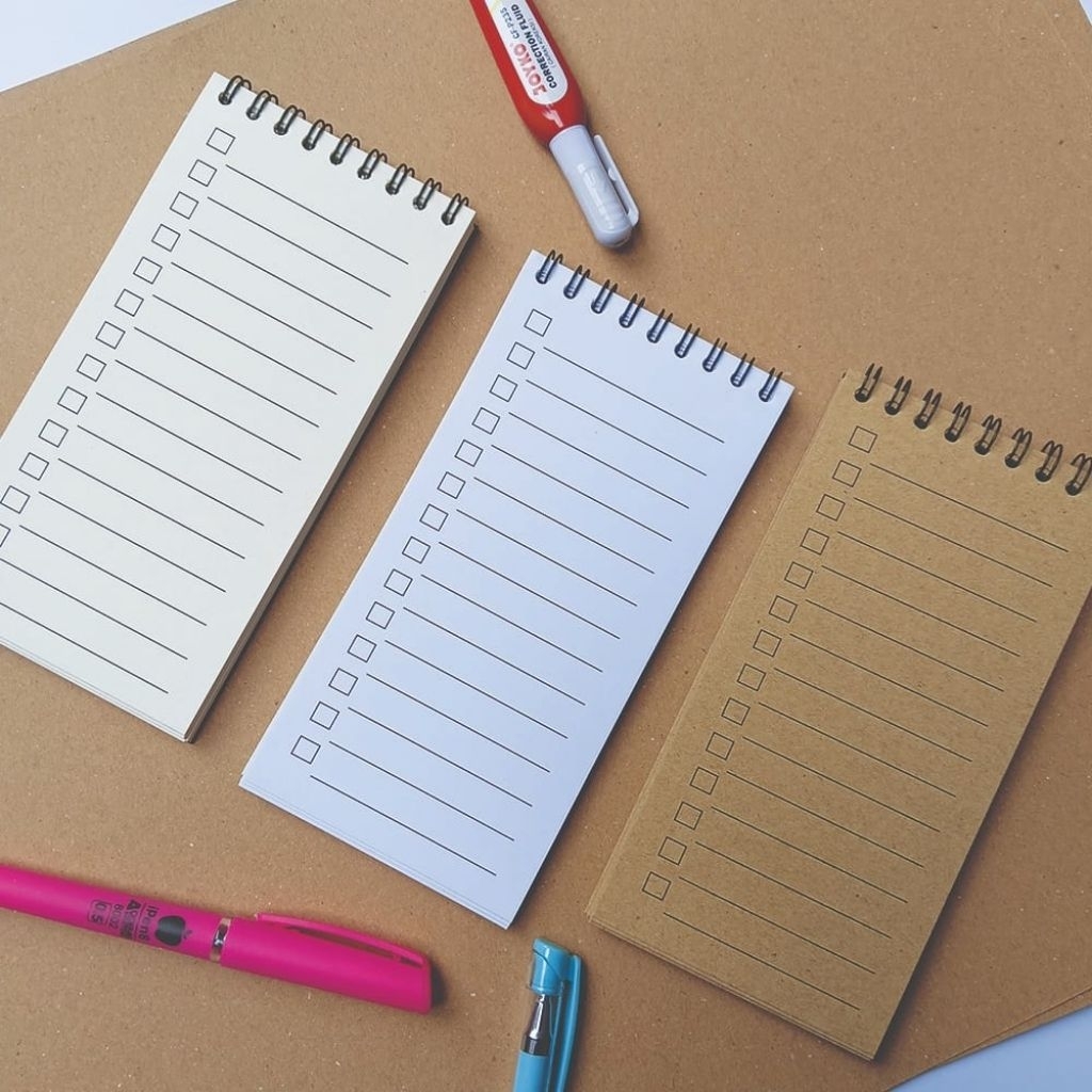 

TO DO LIST/NOTEBOOK/NOTES/JOURNAL CATATAN MURAH