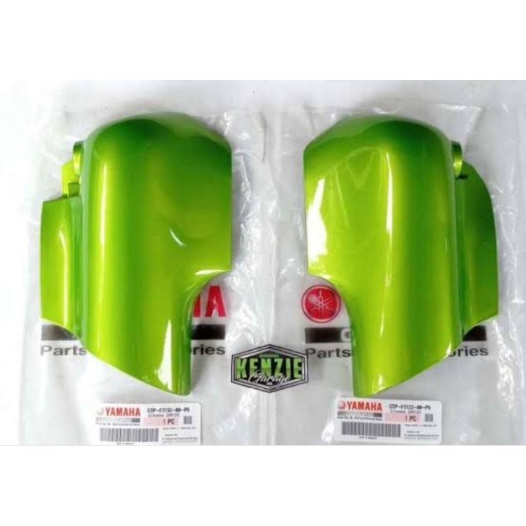 Pr.Kupingan Cover Tutup Fork Shock Skok Depan YAMAHA Jupiter Z hijau ORIGINAL 5TP-F3122-00-P6 5TP-F3