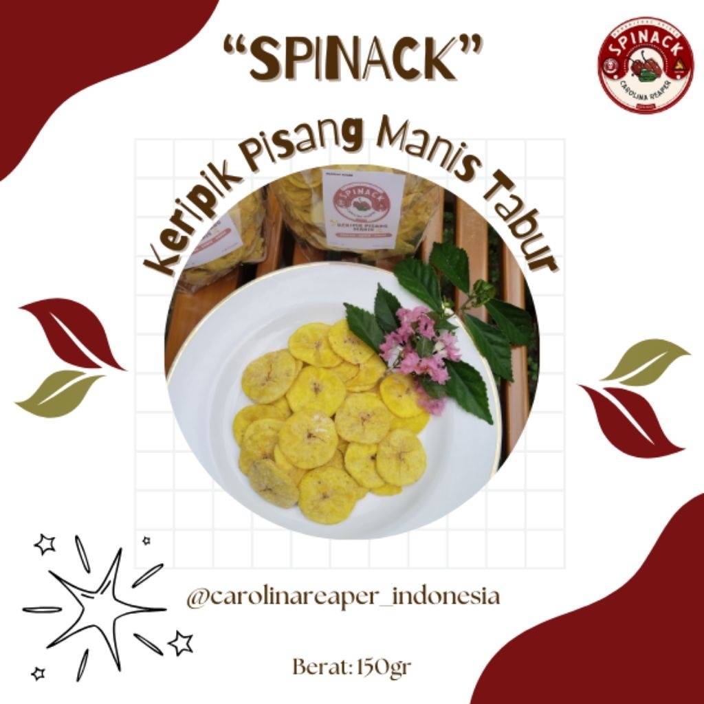 

SPINACK" Keripik Pisang Manis Tabur