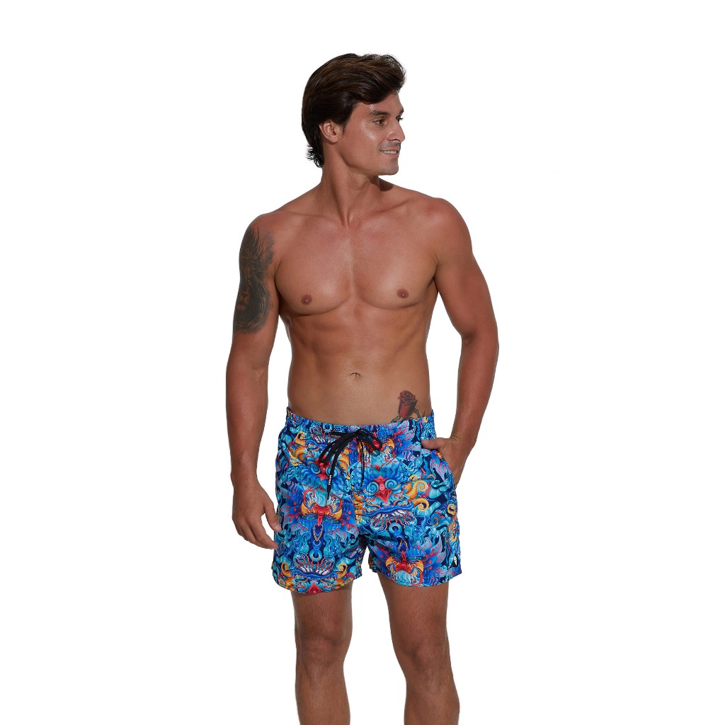 69Slam Boardshort / Celana Pendek Pria Blue Habitat SEBBUH-PM