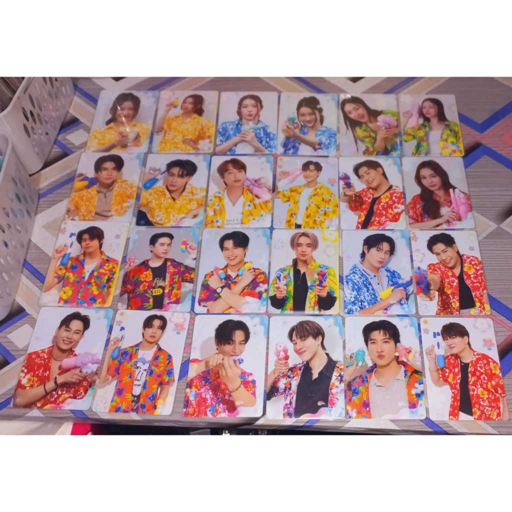 CC Songkran BOYS GIRLS Official GMMTV Collectibel Card Bookfair Fourth Nani Phuwin Hong Tui