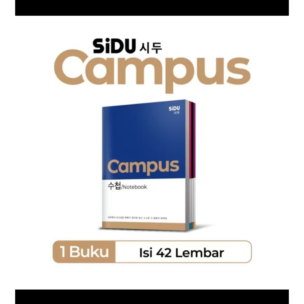 

BUKU TULIS BOXY SIDU CAMPUS 1 PAK ISI 5 PCS