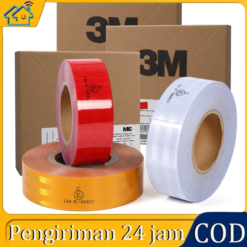 Stiker Reflektor 3M lulus uji kir dishub - Sticker Reflektor - Reflektif 3M - Stiker Reflektor -